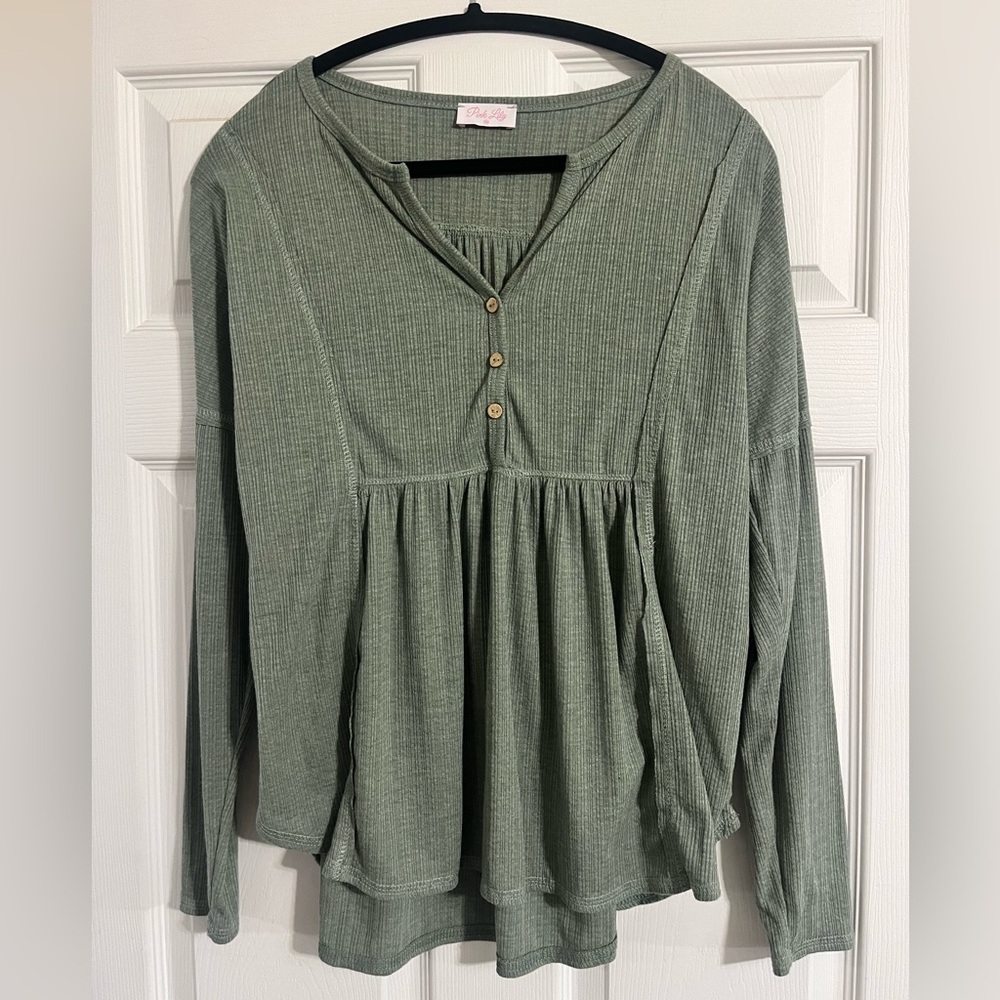 Long sleeve blouse